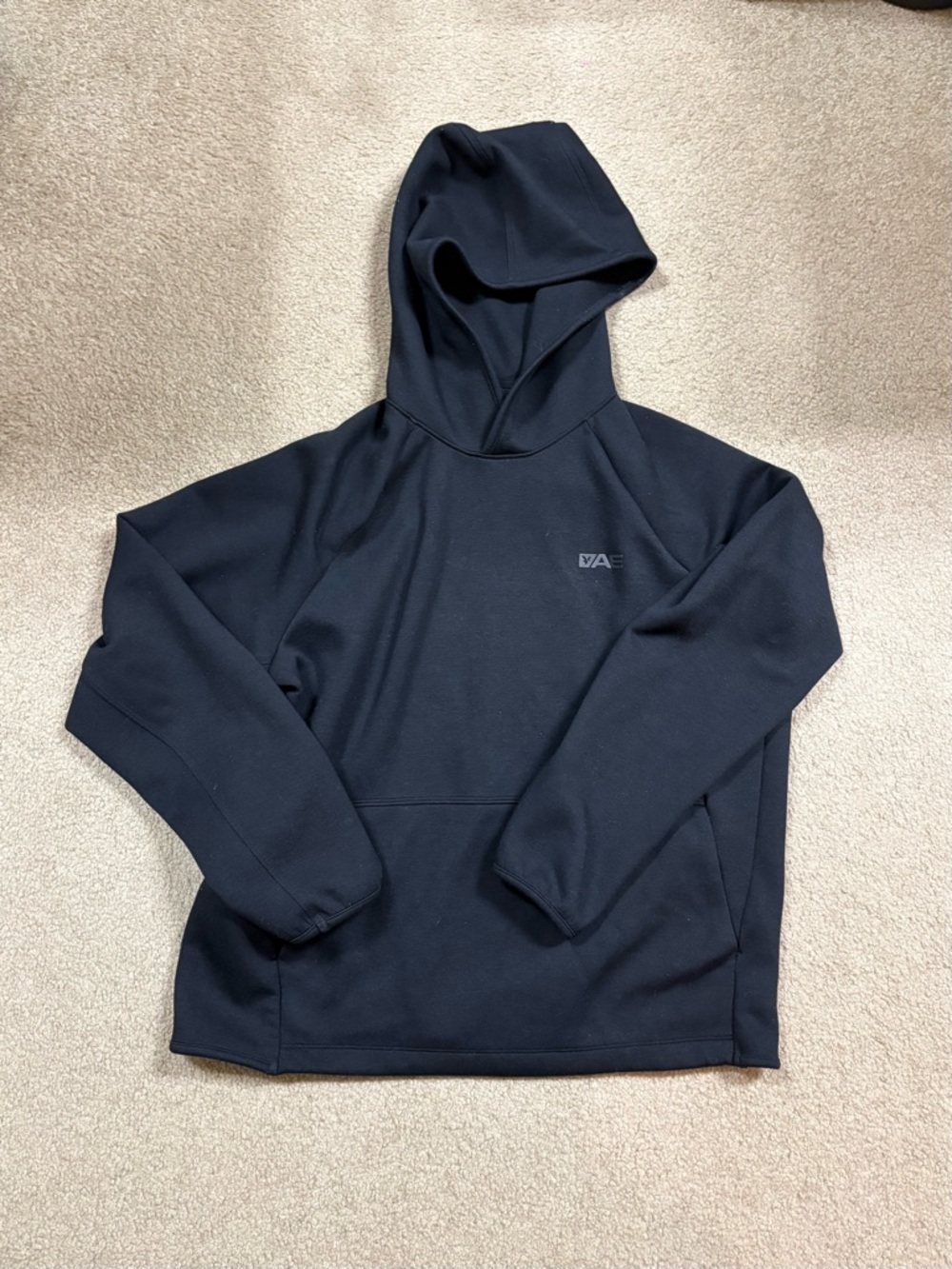 American Eagle Outfitters Black Hooded Pullover Sweatshirt